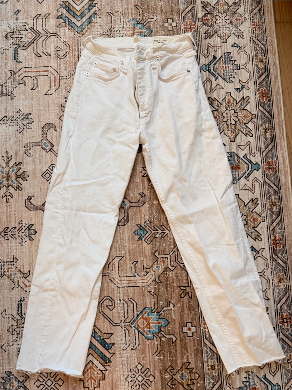 rag & bone White Skinny Jeans